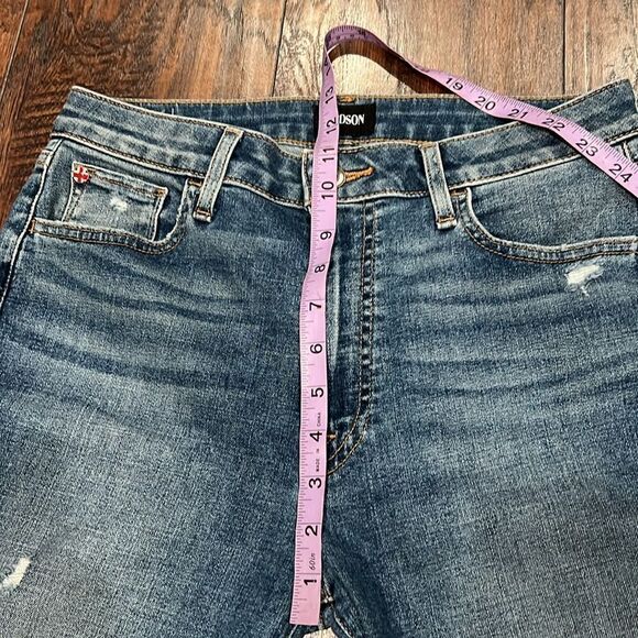 Hudson Heidi high rise flare jeans size 28 in EUC distressed - Picture 7 of 10